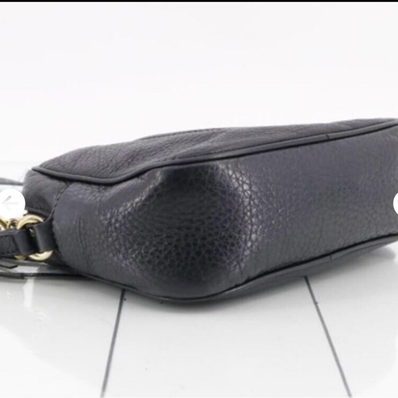 Gucci Soho Disco Gold Hardware Crossbody Small Black Leather - Picture 6 of 8